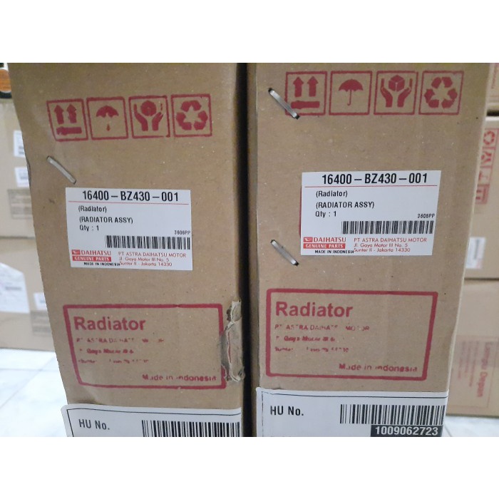 Radiator Avanza Xenia 2012 2013 2014 2015 Manual Ori