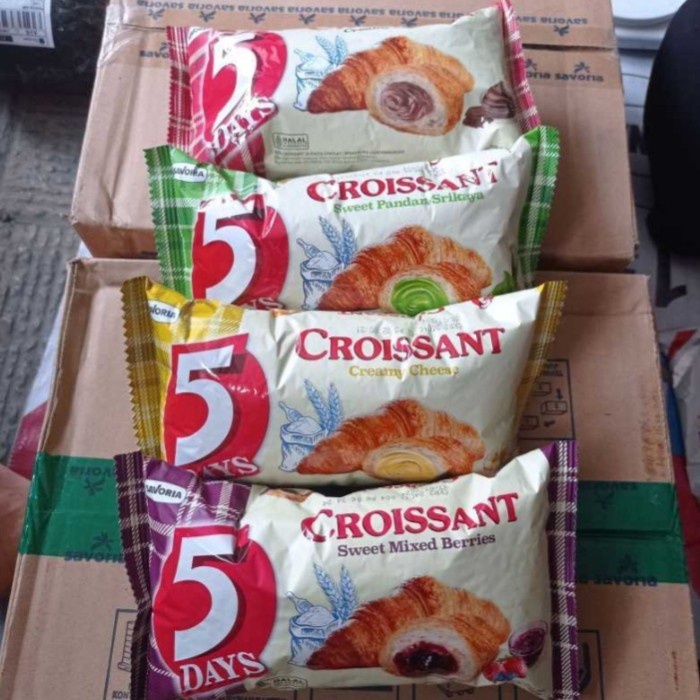 

Promo Croissant 5 Days 60 Gr 1 Karton Isi 40Pcs Cod