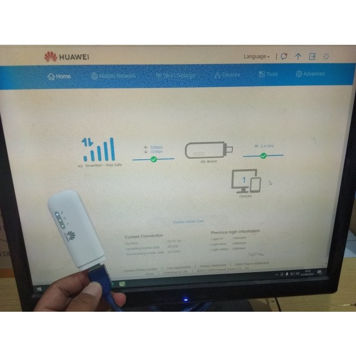 Diskon Modem Huawei E8372 4G Lte Wingle