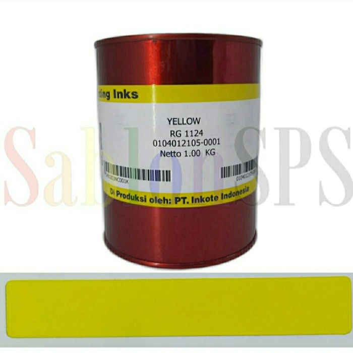 

Ready Tinta Royal Guard Kuning Yellow Rg 1124 Tinta Sablon Pvc 1Kg