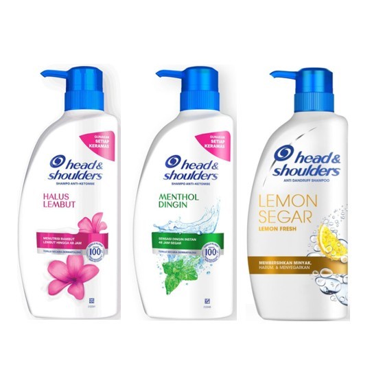 Shampo Head and Shoulders Menthol / Smooth / Lemon 400 ml