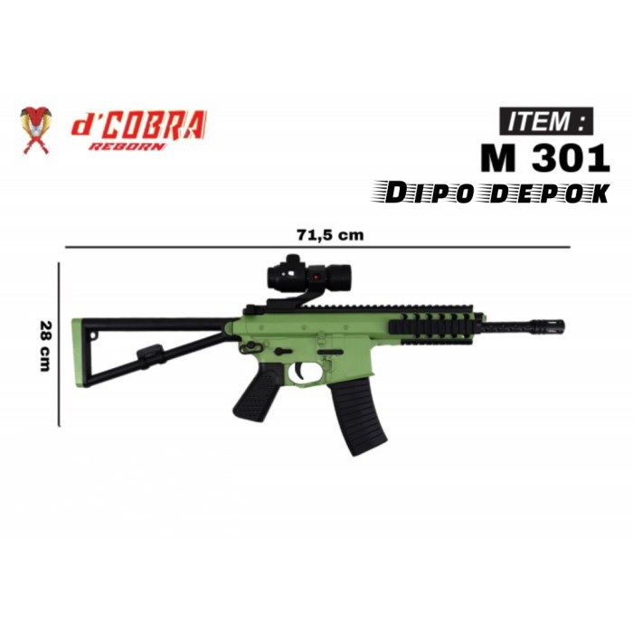 Sale terbaru Mainan Anak Dcobra M301 Hijau Ready
