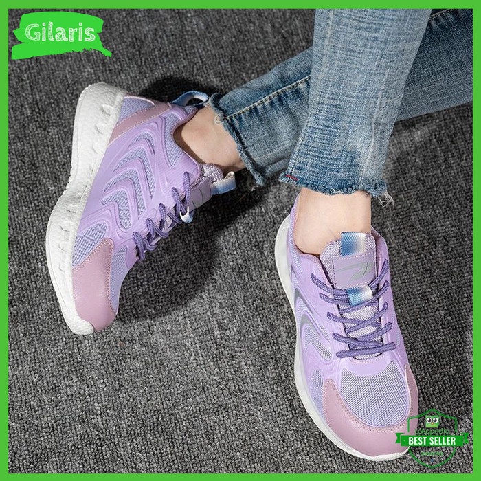 Sepatu safety cewek terbaru ringan casual trendy sporty ori