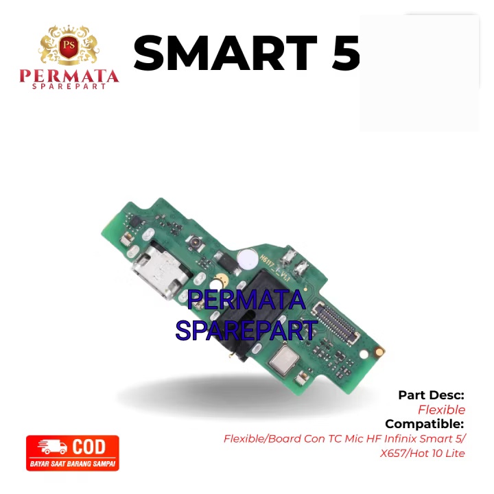 PAPAN CAS INFINIX SMART 5 X657 | HOT 10 LITE | KONEKTOR CAS HP