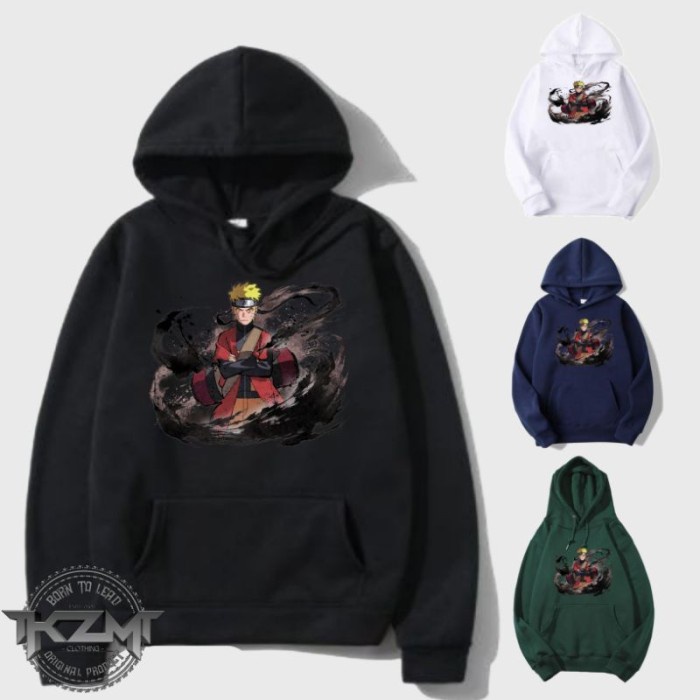 JAKET SWEATER HOODIE ANIME ANAK LAKI LAKI GAMBAR UZUMAKI NARUTO