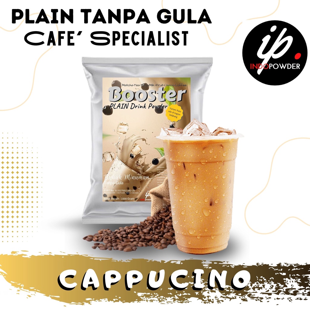 

IP Kendal - Bubuk Minuman TANPA GULA / PLAIN Rasa CAPPUCINO 1Kg Untuk Cafe, Resto & Usaha Minuman