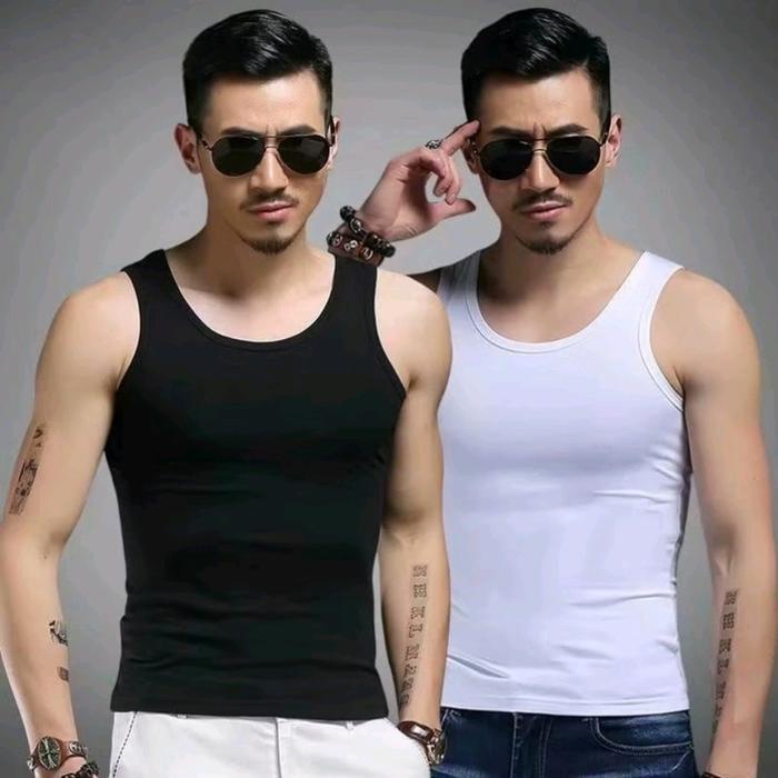 SINGLET POLOS PRIA DEWASA BAJU LELAKI BAJU KAOS SINGLET POLOS COWOK SINGLET POLOS BAJU POLOS TANKOP