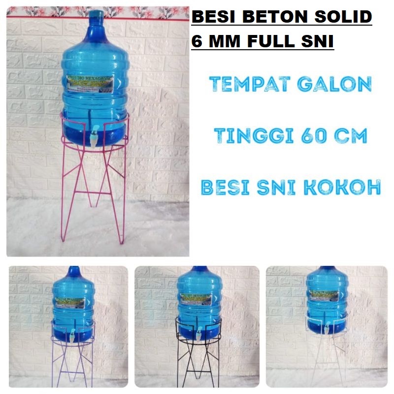 HJK Rak galon / tempat galon / rak serbaguna / tempat galon air / tempat gas / rak gas