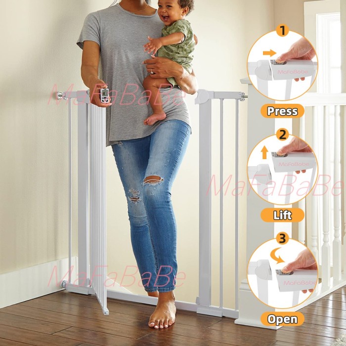 Baby Safety Gate Pagar Pintu Bayi Penghalang Pintu Bayi Pagar Tangga Bayi Pagar Pengaman Bayi Pintu