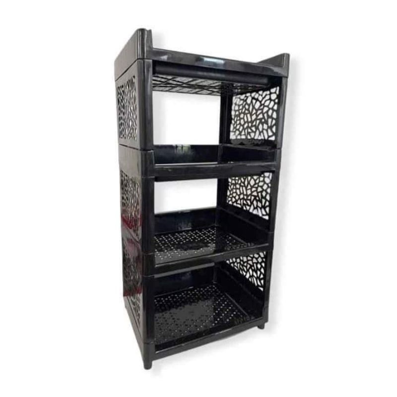 Gratong Rak Susun Tingkat Plastik Serbaguna 4 Susun/Tingkat 5 Susun/Tingkat