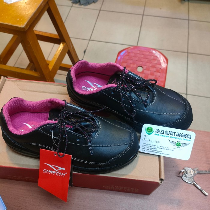Sepatu safety shoes cheetah 4007 H sepatu cewek