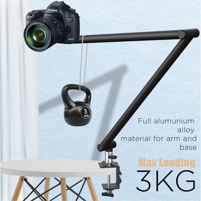 Costa Cb-A2 Boom Arm/Overhead/Table Stand Arm Dslr Kamera,Hp,Light,Mic Camera Holder Accessories