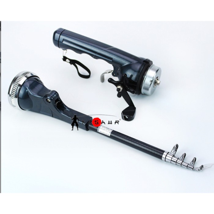 Joran Pancing Lipat joran Portable Lipat Foldable 1. bonus