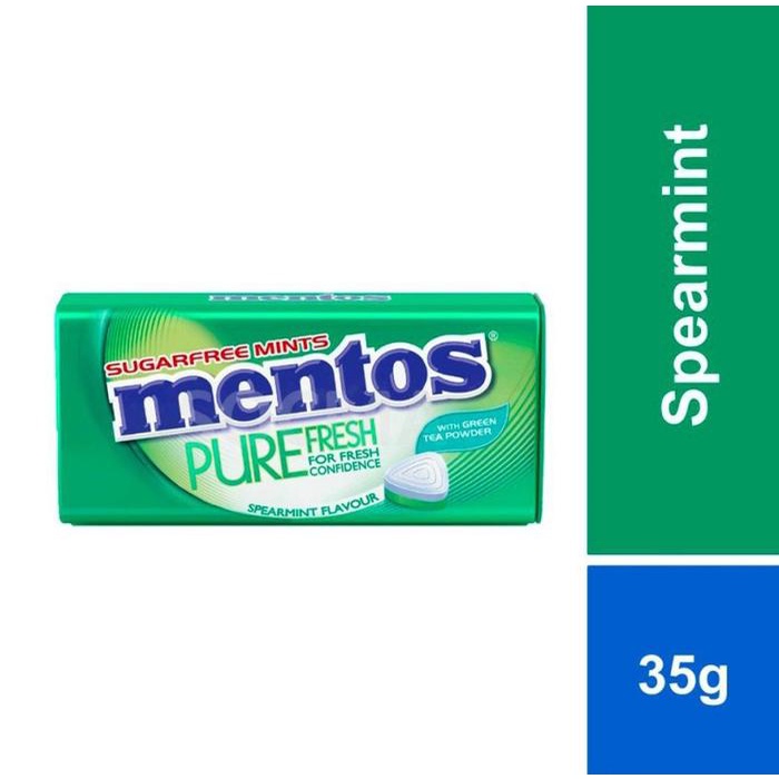 

Mentos Pure Fresh Sugarfree Mints 35g Impor - Candy, Food