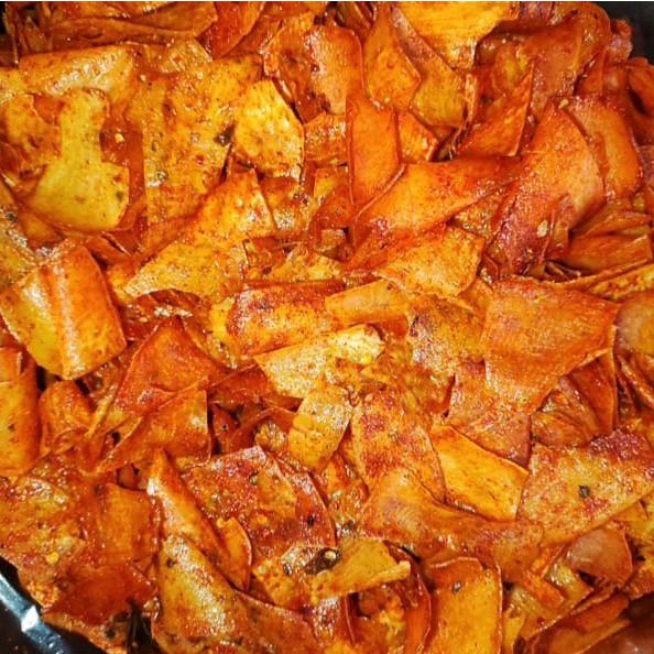 

1 kg - Keripik Singkong Kriwil Pedas Asin Organik Cemilan Food Snacks