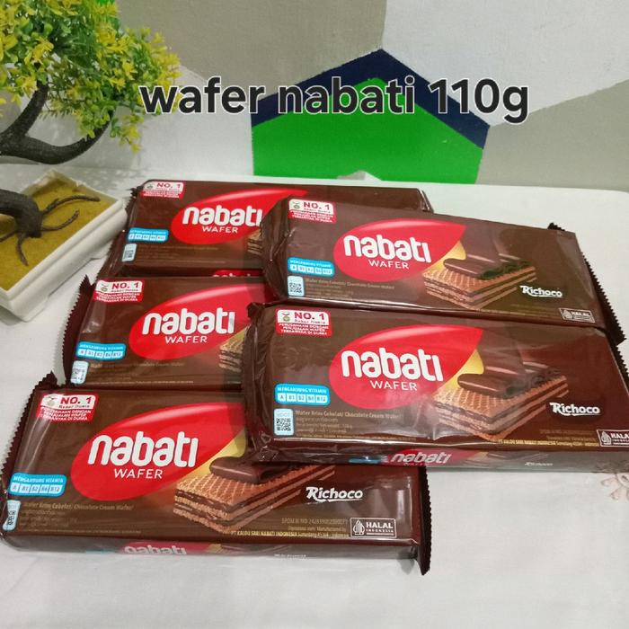 

Paket 5pcs Wafer Nabati coklat @ 110g wafer coklat food snack camilan Cemilan