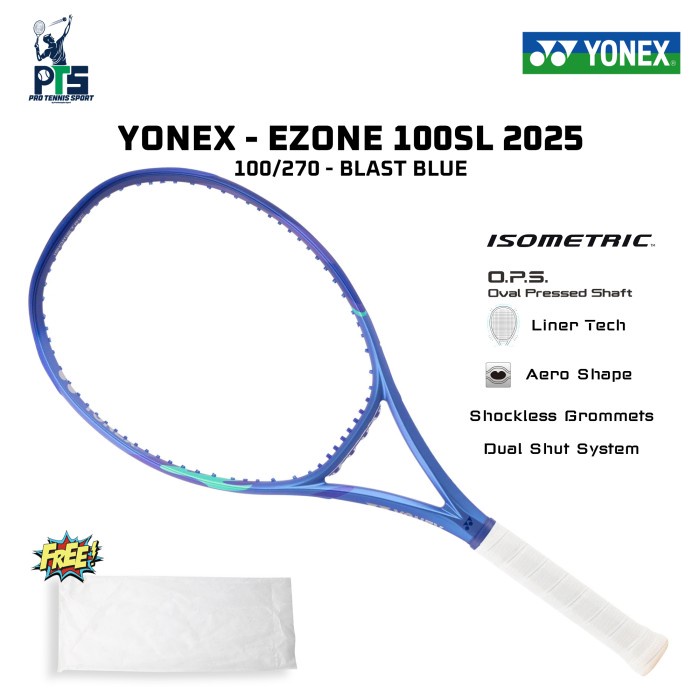Raket Tenis Yonex Ezone 100Sl 100 270 Gr 2025 Blast Blue Harga Promo