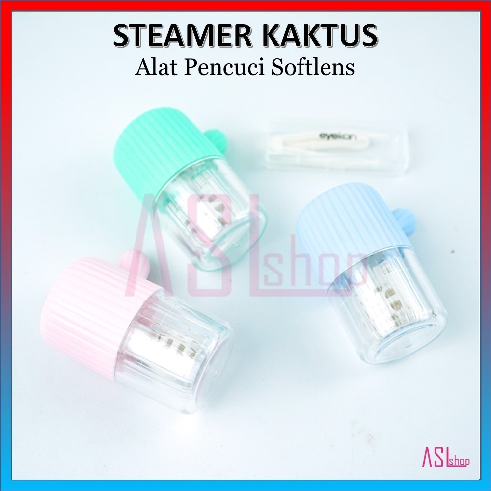ALAT PEMBERSIH SOFTLENS STEAMER MANUAL MOTIF KAKTUS (TALI PENARIK) PENCUCI SOFLENS SOFLEN