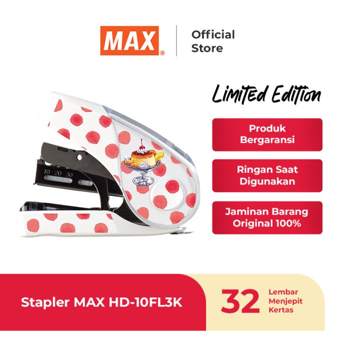 

MAX Stapler HD-10 FL3K Flat Clinch - Limited Edition