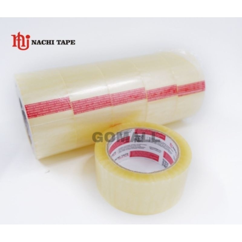 

(1 pcs) Lakban bening nachi / opp bening 100 yard