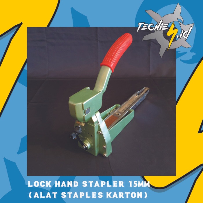 

HOT SALE! Lock Hand Stapler 150mm (Alat Staples Karton / Kardus Manual)