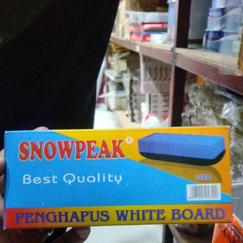 

(1 pcs) Penghapus whiteboard snowpeak 038