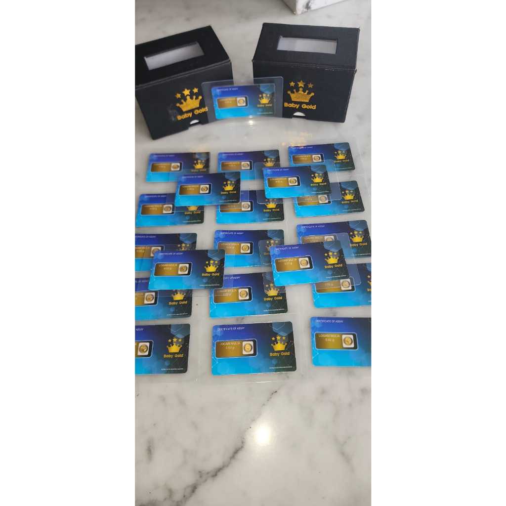 BABY GOLD LOGAM MULIA EMAS MINI 0.02 GRAM
