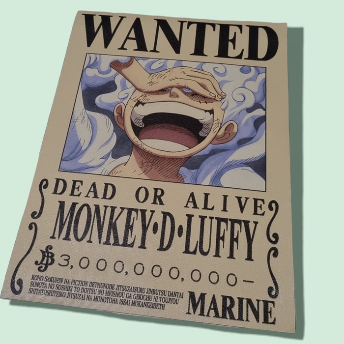 Top BOUNTY POSTER GEAR 5 luffy SPESIAL Canvas