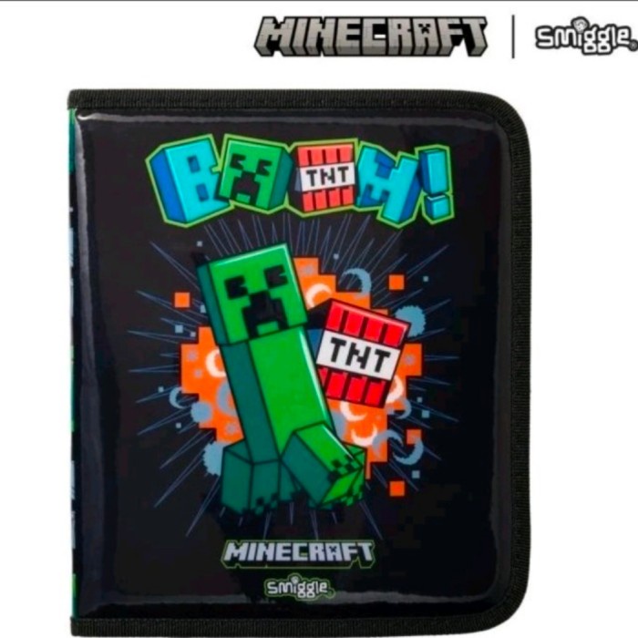 

Smiggle Minecraft Stationery/Zipit Minecraft/Kado/Alat tulis, gambar minecraft/Pensil Warna Kode
