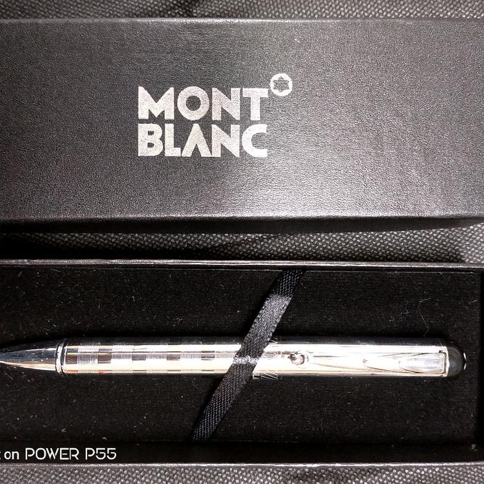 

Bollpoint Mewah MONBLANC CHRONO CHROME Gratis Hard Box Exlusive Stationery Alat Tulis Kode 150