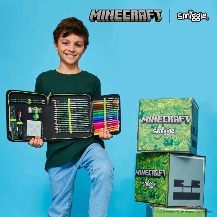 

[HP99] Stationery Zip It Minecraft/Minecraft Pencil Case Set/Kado Kode 628
