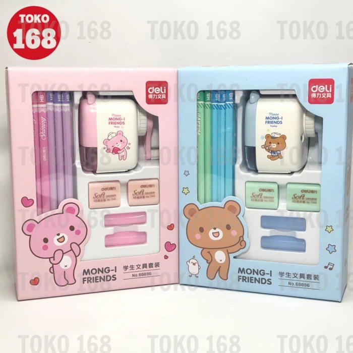 

DELI Stationery Set 4 in 1 68896 (SET) Kode 530