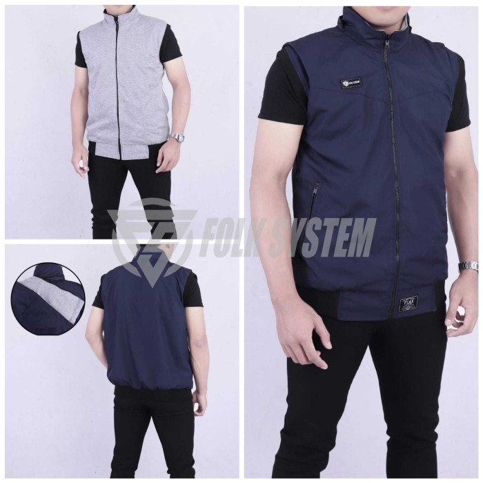 JAKET ROMPI PARASUT PRIA BB BOLAK BALIK ORIGINAL FOLKSYSTEM