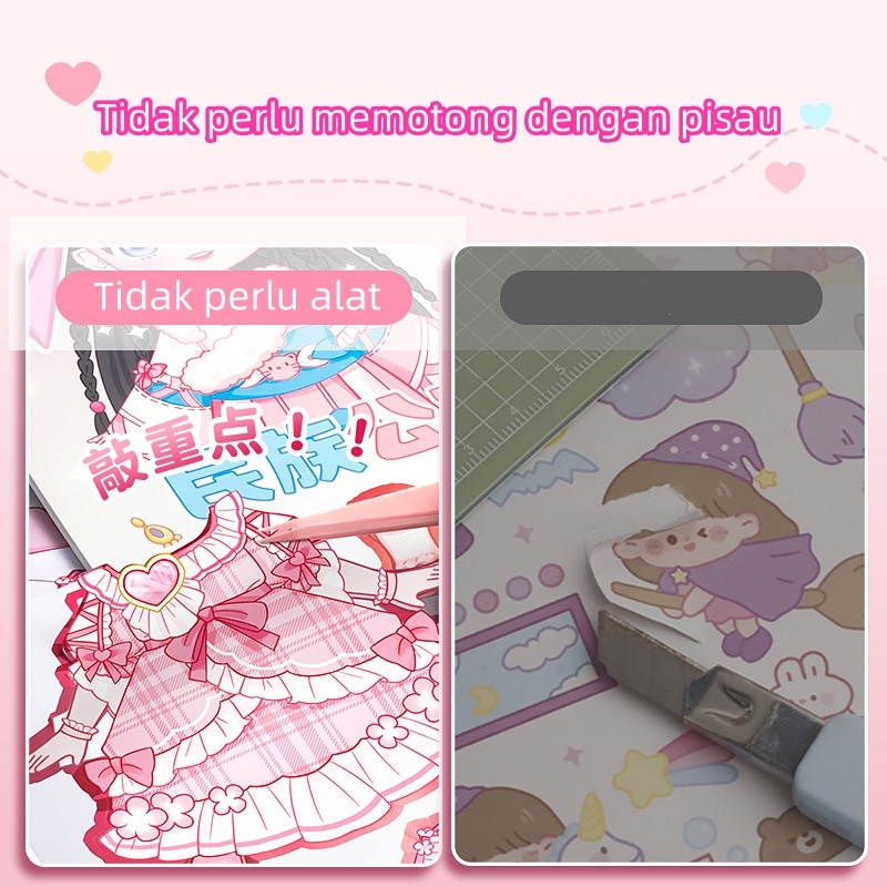 

Promo Voova Buku Stiker Anak Diy Ganti Baju Stiker / Diy Buku Stiker Change Makeup Ketrampilan