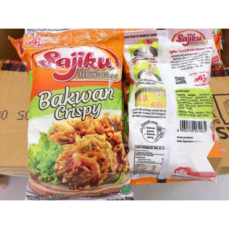 

HJE Tepung Bumbu SAJIKU Bakwan Crispy