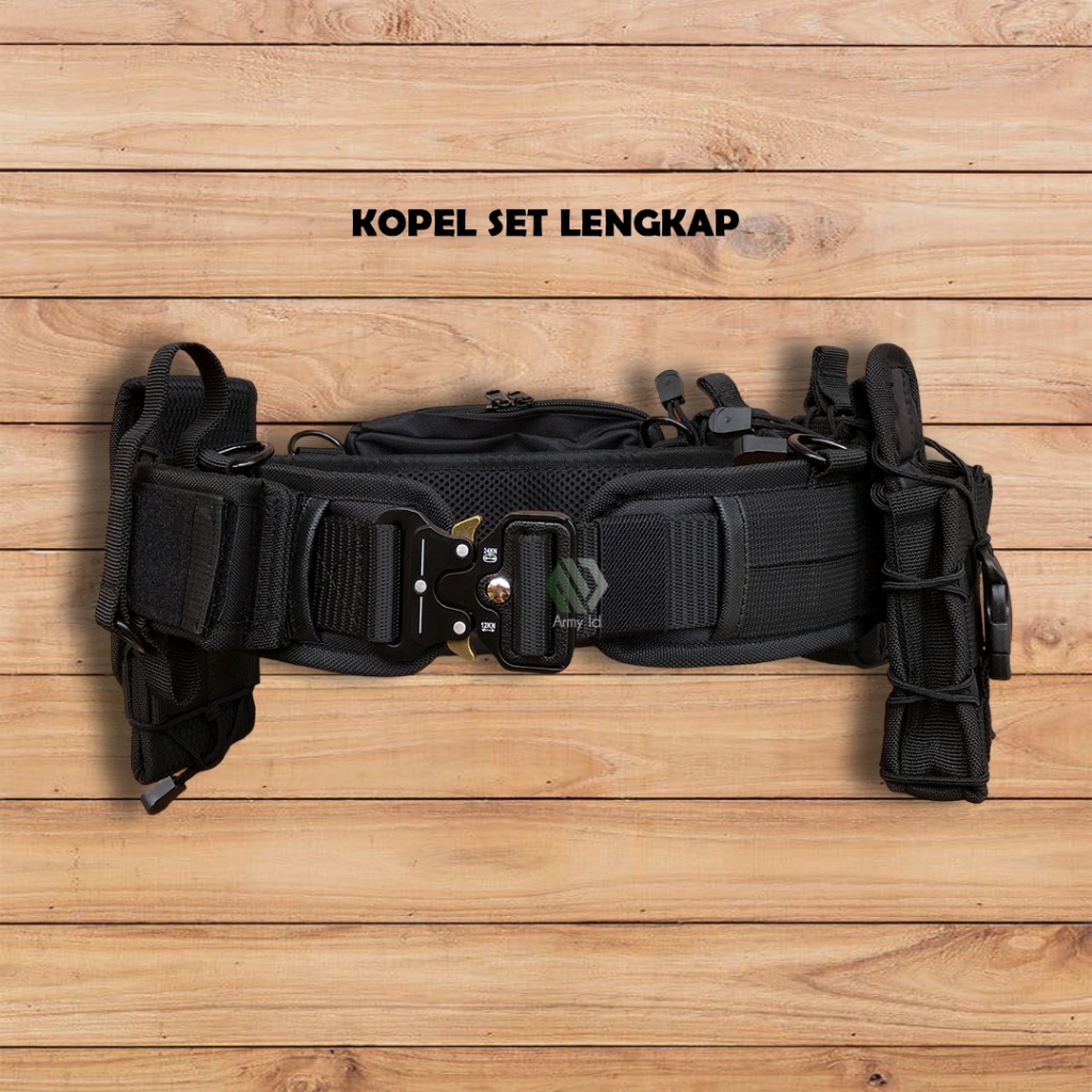 KOPEL SET TACTICAL Lengkap Kopel Serbu Warbelt Tactical Kopel Set Lengkap Bantalan Kopel Tipis
