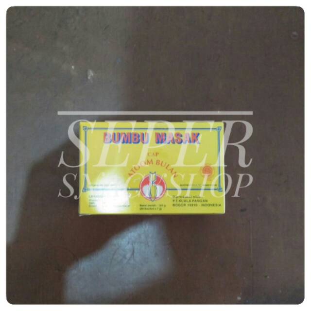 

HJE BUMBU TABUR INSTANT / BUMBU MASAK / BUMBU MASAKAN / BUMBU PENYEDAP RASA MEREK ATOOM BULAN PAK