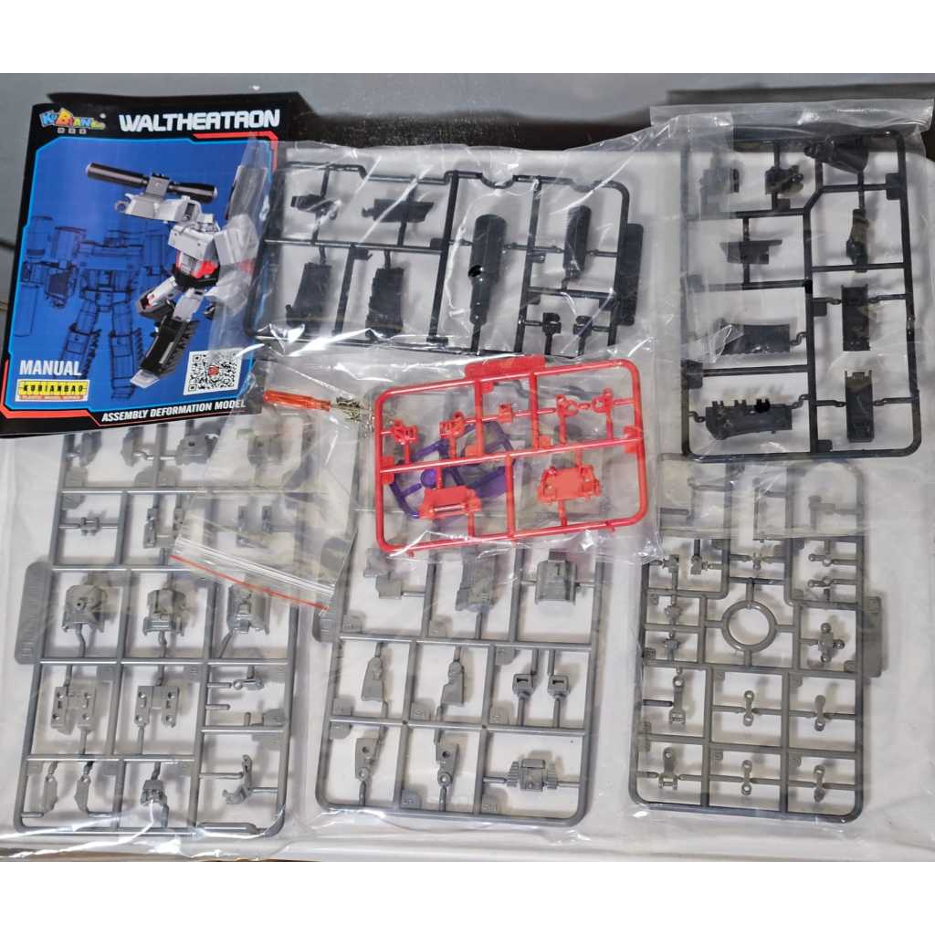 Discount Kubianbao Plastic Model Kit Mokit Rakit Robot Transformer G1 Megatron Walthertron