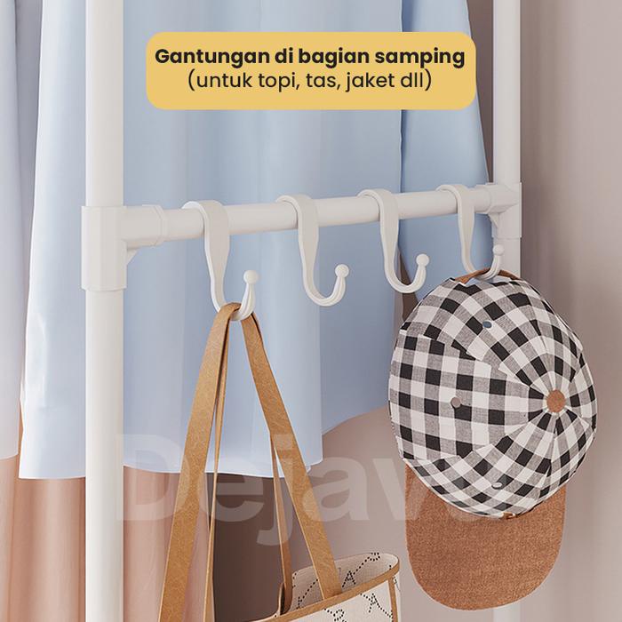 DiskonJual MurahHarga DiskonObral Dejavu Rak Gantungan Pakaian Stainless Stand Hanger Baju Pajangan