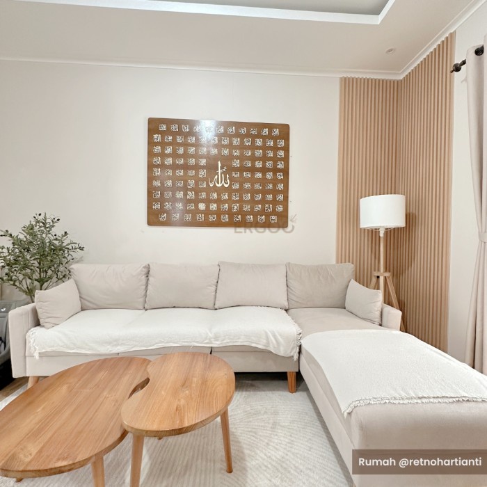 Top Kalrafi Kayu Timbul Kalimat Asmaul Husna - ERGOO