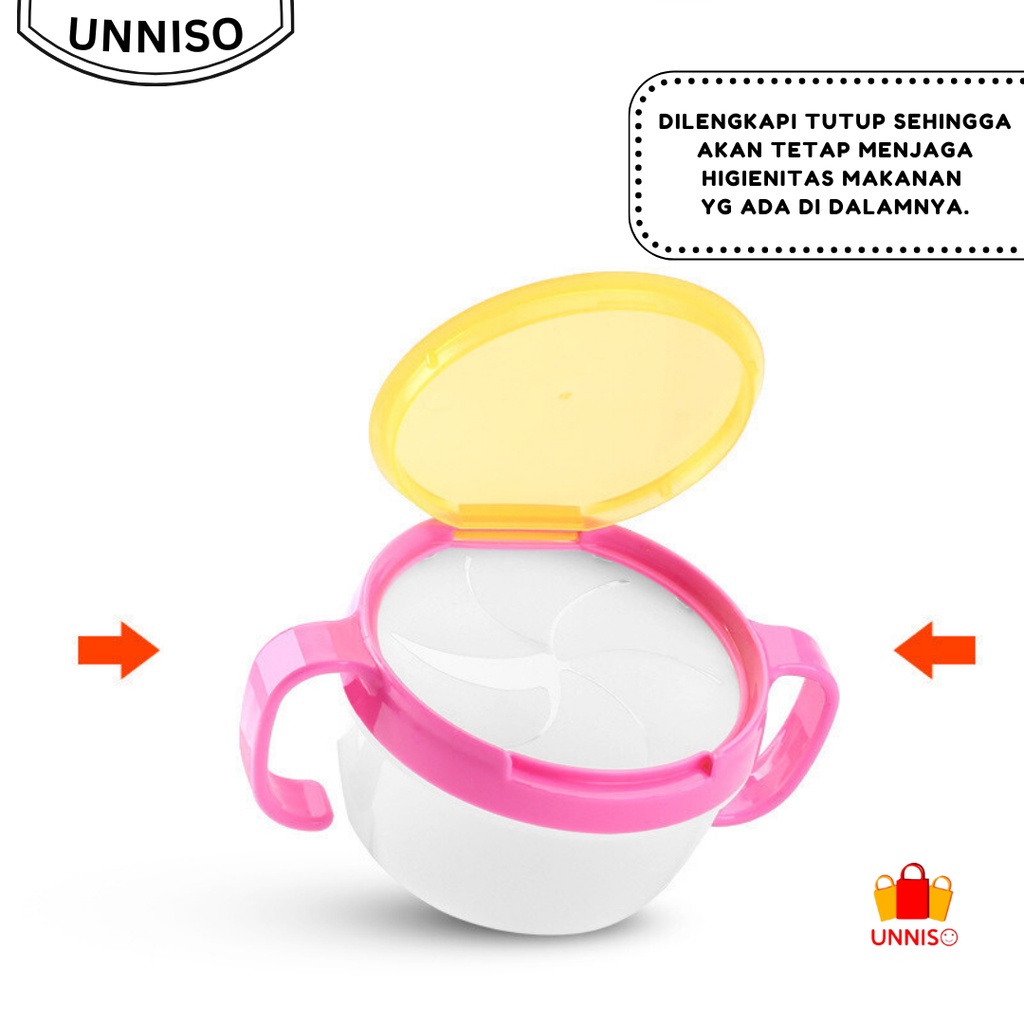 

Baby Bowl Food Keeper Container Cup/Tempat Bekal Cemilan Bayi