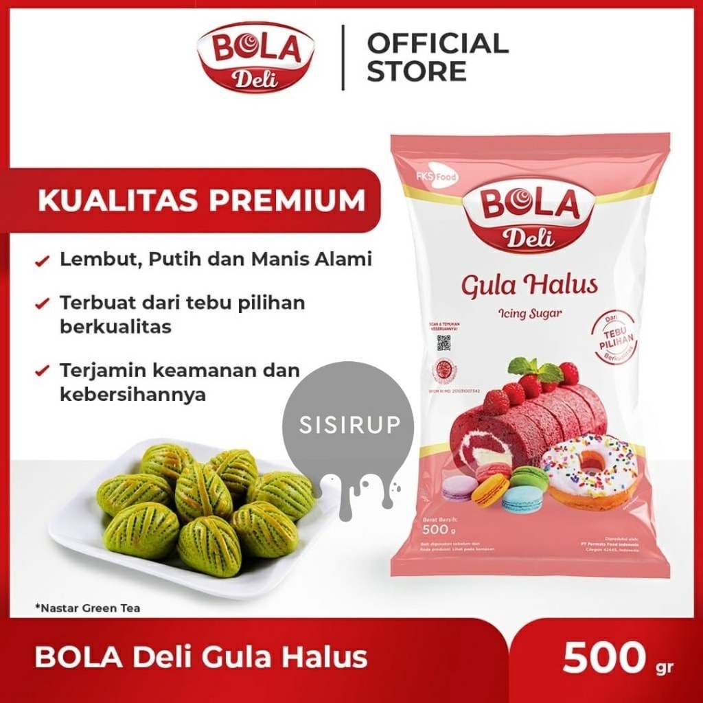 

HJE ICING SUGAR / GULA HALUS BOLA DELI