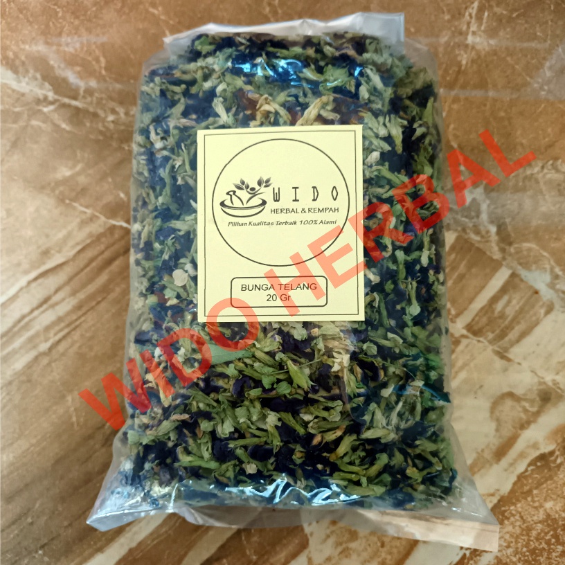 

HJE Termurah Bunga Telang Kering 20 gram