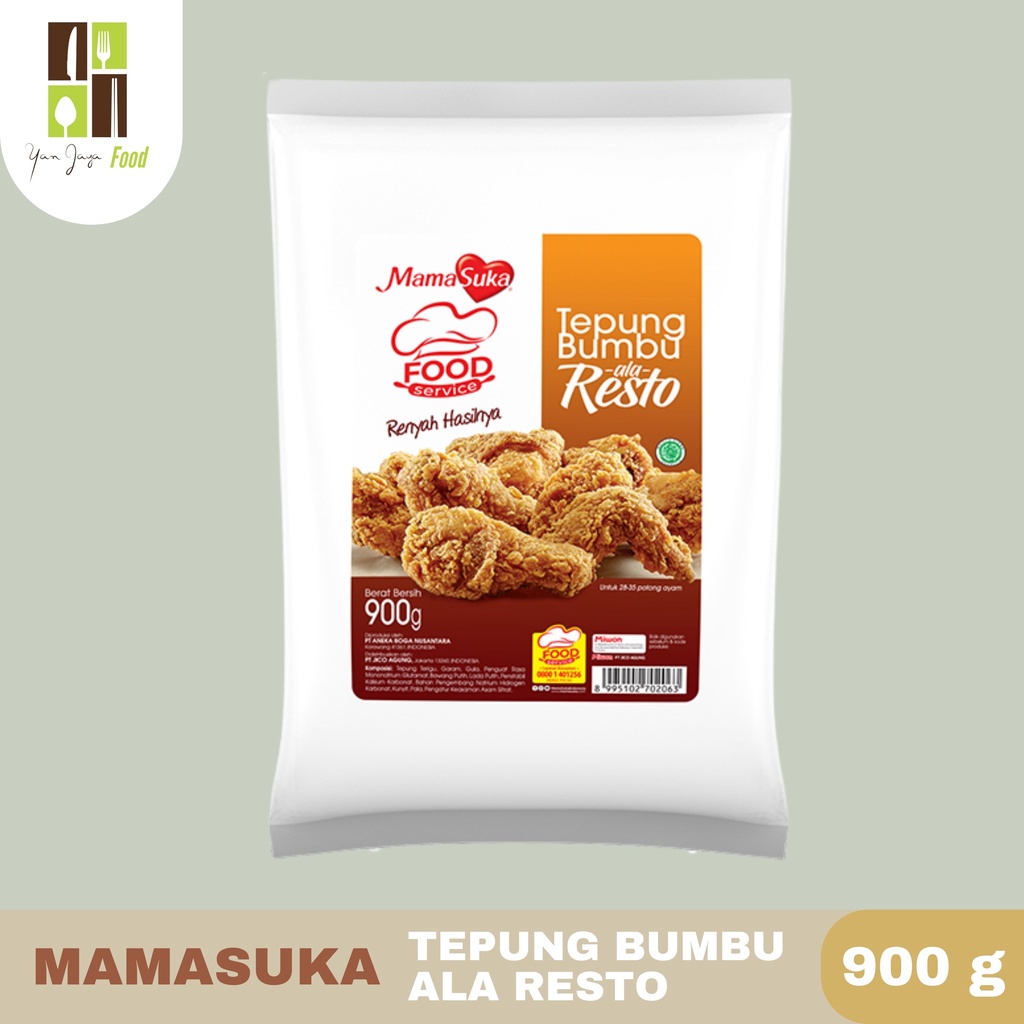 

HJE Mamasuka Tepung Bumbu Krispy Ala Resto 900 GR