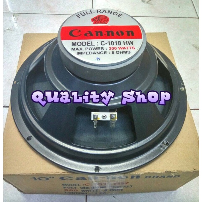 speaker fullrange canon 10 inch 300 watt