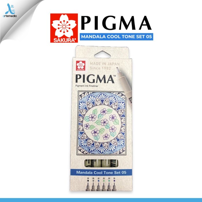 

Sakura Pigma Micron Manga Mandala Cool Tone Set 05