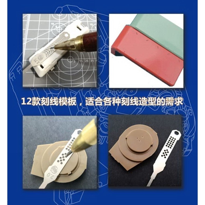 

Manwah 2in1 sanding file and stencil board