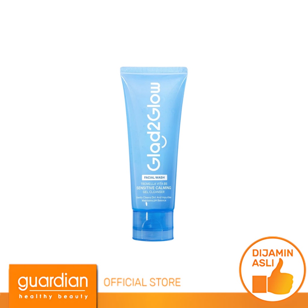 Glad2Glow Tremella Vita B5 Sensitive Calming Gel Cleanser - Sabun Cuci Muka Acne Prone Skin Friendly