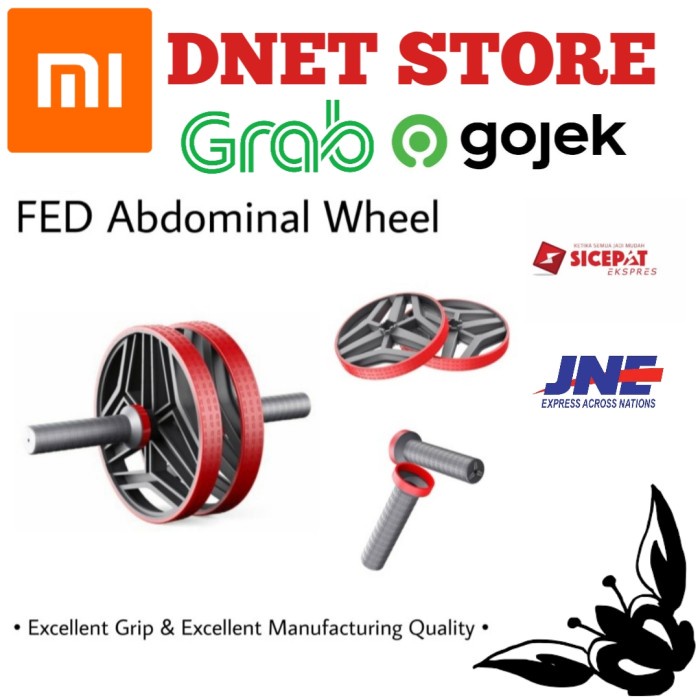 Fed Abdominal Whell Abs Roller - Alat Gym Fitnes Roller