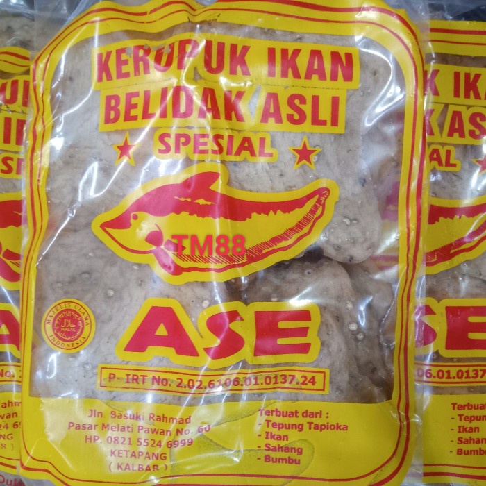 

KERUPUK IKAN BELIDAK ASLI SPECIAL ASE KHAS KETAPANG